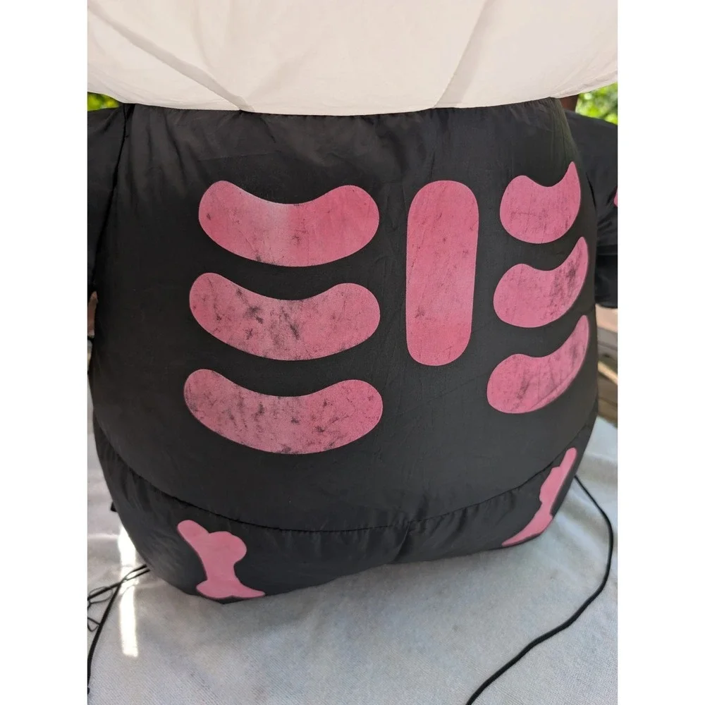 HELLO KITTY Halloween‎ Pink Skelton Airblown  Inflatable 3ft Tall Lights Up
